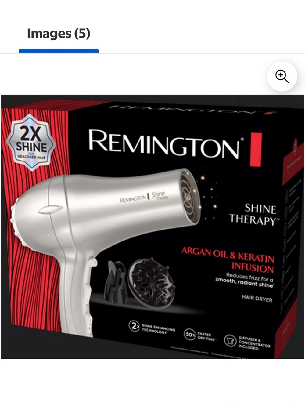 Remington Shine Therapy Blow Dryer